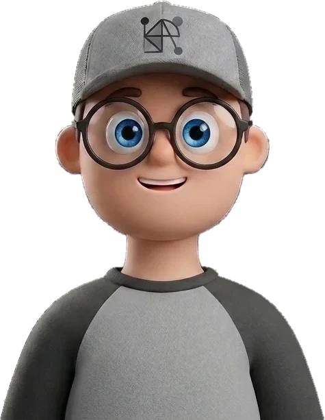 Ryan, Great Design Studio's designer, as a 3D character